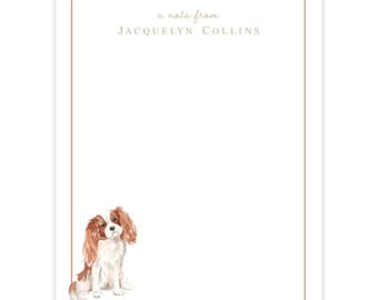Personalized Dog Notepad | Cavalier King Charles Note Pad | Cavalier King Charles Memo Pad | Cavalier King Charles Gifts