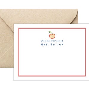 Personalized Teacher Notes | Personalized Teacher Gifts | Teacher Stationery | Teacher Christmas Gifts | Teacher Gifts  Lemon Grace AS-1721