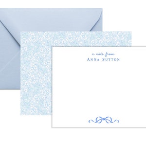Personalized Grandmillennial Stationery | Chinoiserie Note Cards | Chinoiserie Stationery | Floral Stationary | Mother&#39;s Day Gift AS-2333