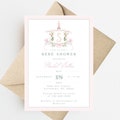 Paris Baby Shower Invitations | Parisian Baby Shower Invities |vParis Birthday Invitations | French Theme Baby Shower