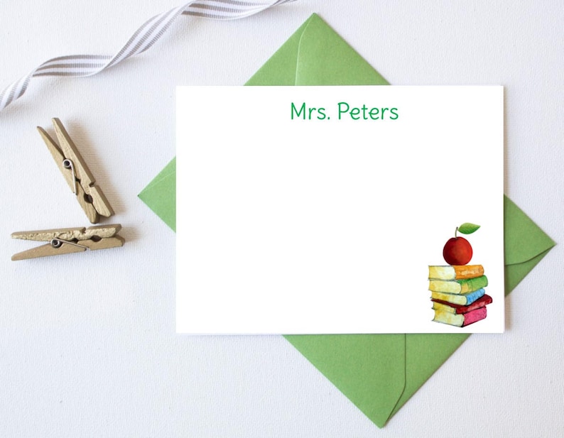 Personalized Teacher Gifts Personalized Teacher Stationary Etsy