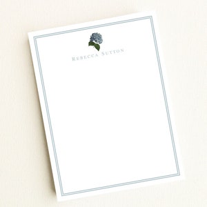 Hydrangea Notepad | To Do List Notepad | Custom Memo Pad | Personalized Notepad | Personalized Note Pads | Lemon Notepad | ANO-1606