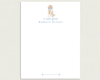 Personalized Dog Notepad | Golden Retriever Note Pad | Golden Retriever Memo Pad | Golden Retriever Gifts | Golden Retriever Gifts