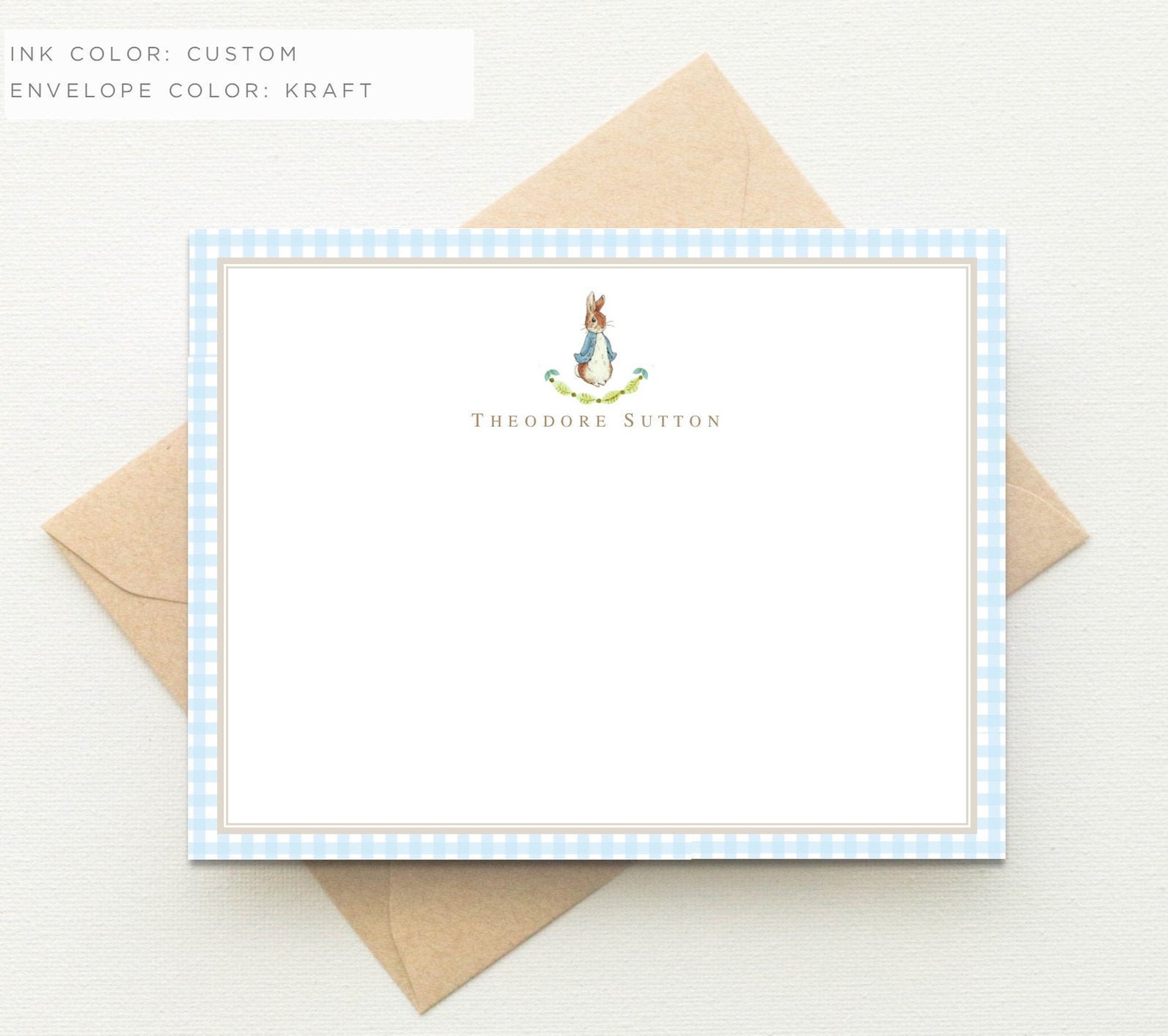 Peter Rabbit Baby Shower Thank You Cards Peter Rabbit - Etsy