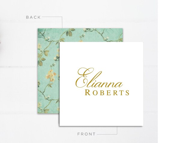 Personalized Calling Cards Monogrammed Calling Cards Etsy Personalized Calling Cards Monogrammed Calling Cards Etsy