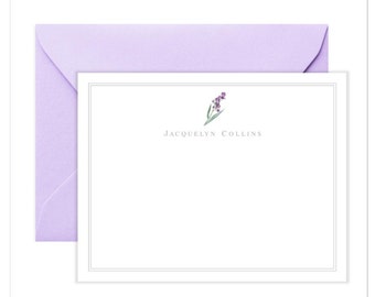 Personalized Iris Stationary | Iris  Stationery | Iris Note Cards | Iris Notecards | Iris Thank You Cards | Iris Notes | Iris Gifts AS-1612