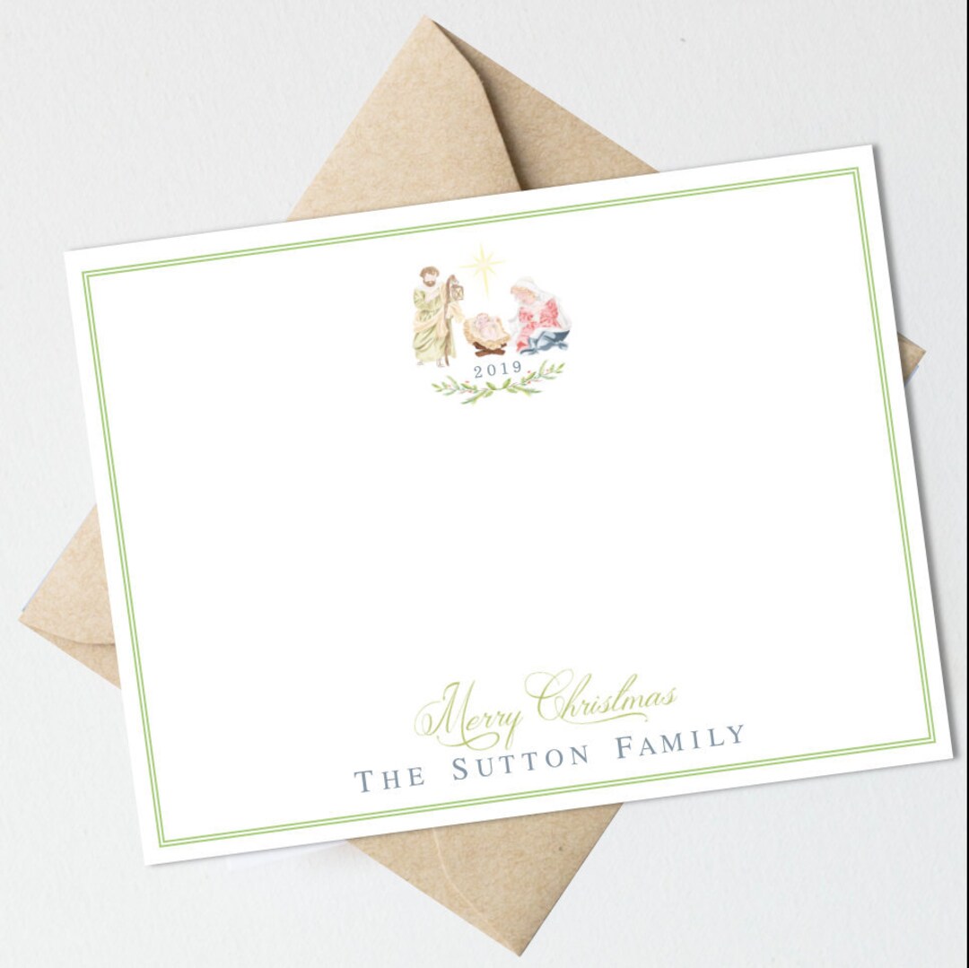Personalized Christmas Stationery Personalized Christmas Stationary