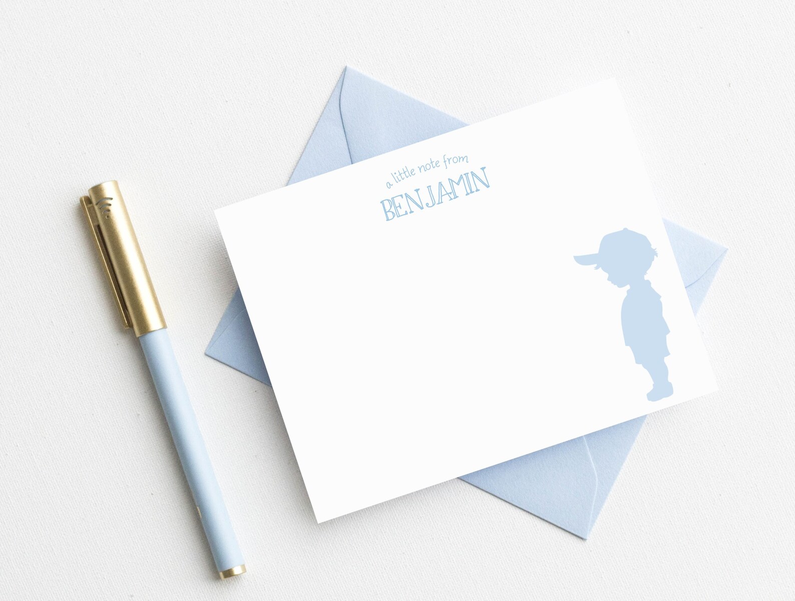 Kids Personalized Stationery Set for Boys Baby Shower Gift Etsy