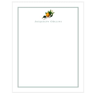 To Do List Notepad | Custom Memo Pad | Personalized Florida Notepad | Personalized Note Pads | Orange Notepad | Stylish Notepads ANO-1608