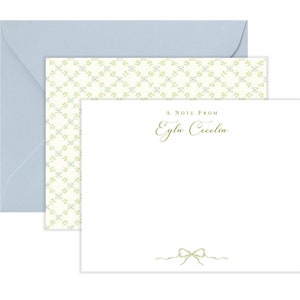 Personalized Grandmillennial Stationery | Chinoiserie Note Cards | Chinoiserie Stationery | Floral Stationary | Mother&#39;s Day Gift AS-2327