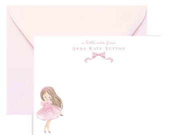 Girls Stationery Set | Girls Stationary | Personalized Stationary | Personalized Stationery | Personalized Kids Stationary  KS-4062