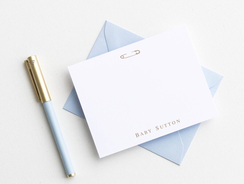 Personalized Baby Stationery Personalized Baby Stationary Etsy