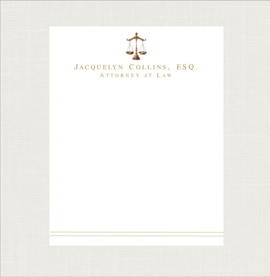 Personalized Attorney Notepad | Attorney Note Pad | Attorney Memo Pad ...