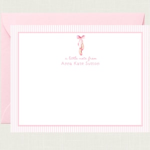 Girls Ballerina Stationery Set | Girls Ballerina Stationary | Ballerina Notecards | Ballerina Notecards | Ballerina Thank You Cards | Ballet