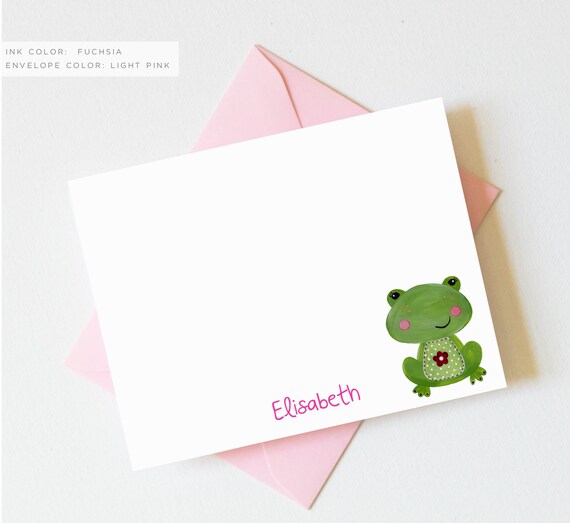 personalized stationery for girls