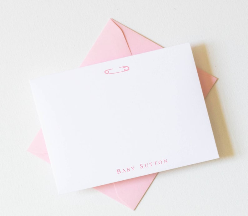 Personalized Baby Stationery Personalized Baby Stationary Etsy