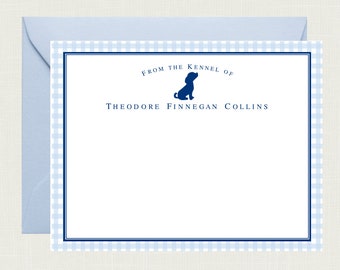 Personalized Dog Stationary | Personalized Dog Stationery | New Puppy Gift | Puppy Notecards | Dog Note Cards | Dog Thank You Card KS-4209