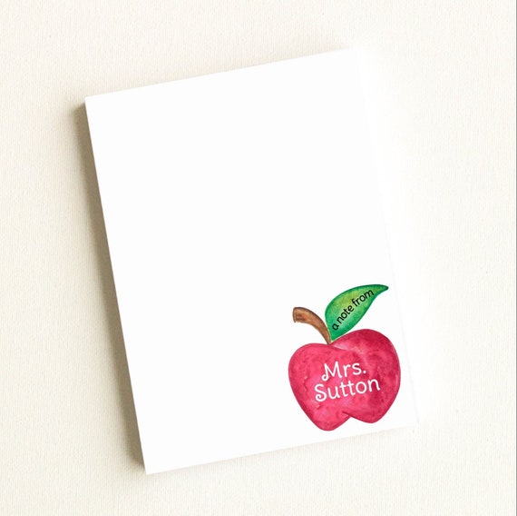 Teacher Notepad Teacher Note Pad Teacher Notes Teacher | Etsy
