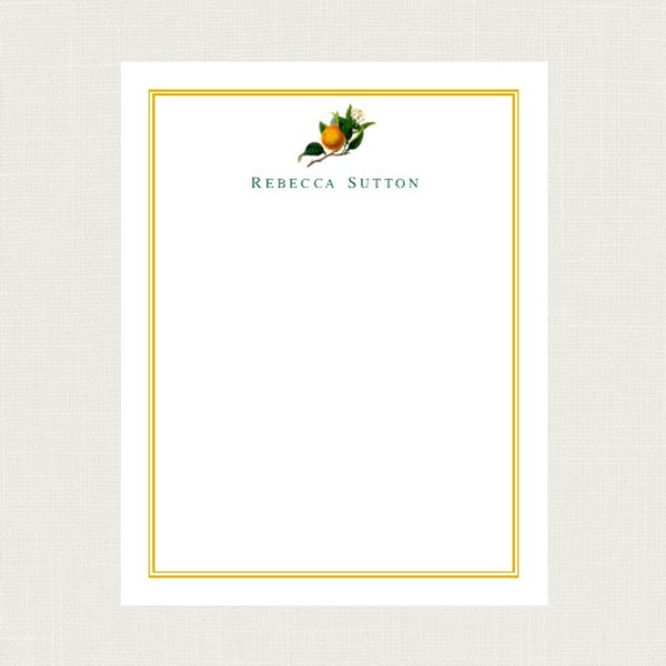 To Do List Notepad | Custom Memo Pad | Personalized Florida Notepad | Personalized Note Pads | Orange Notepad | Stylish Notepads ANO-1601