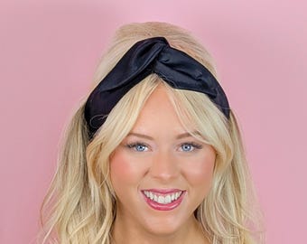 Fascia per capelli con fili: sciarpa flessibile per capelli rosa