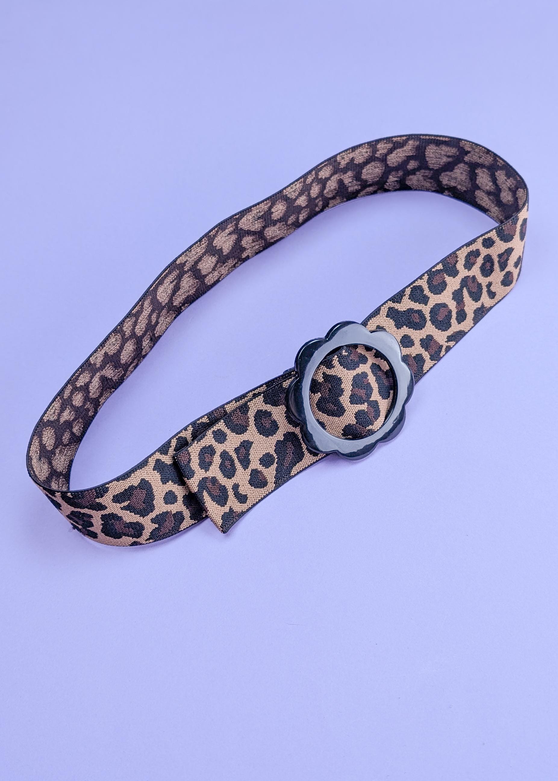 Ceinture vintage léopard - France