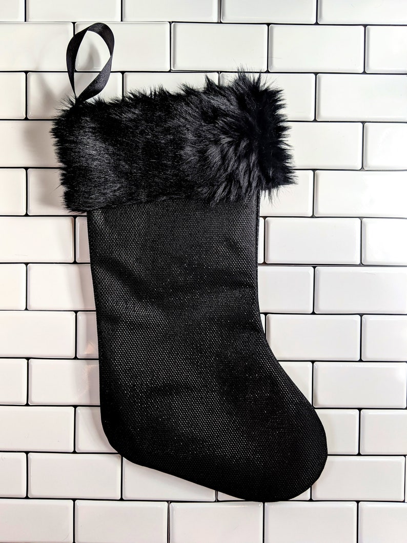 Black Christmas Stockings 
