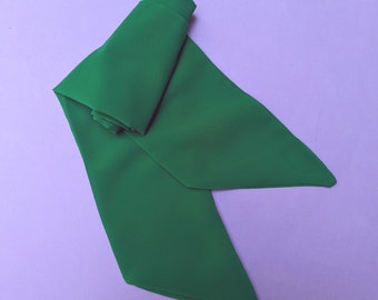 Green Bandana Chiffon Hair Scarf - PRO CHOICE Fundraiser - Multi Use Headband