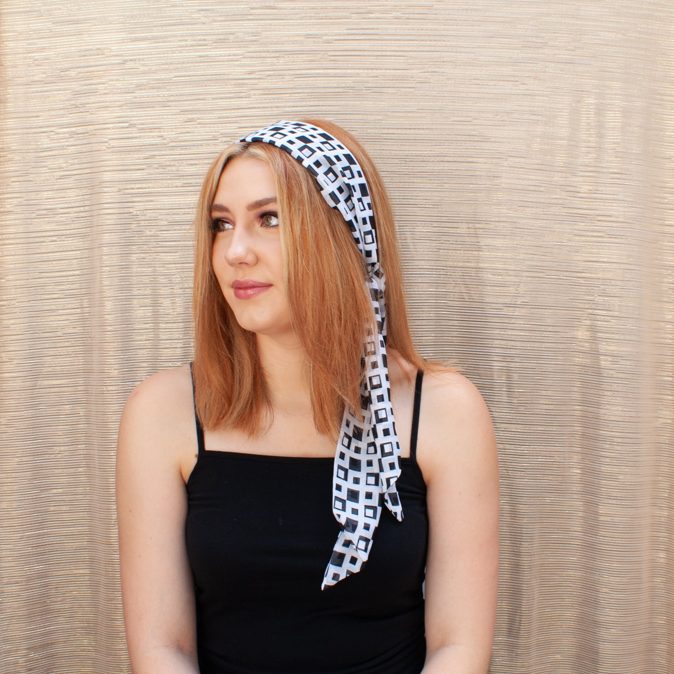 小物 SPECIAL 60S VINTAGE CROSS BANDANA BLACK 小物 SPECIAL