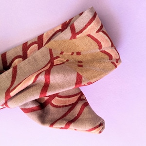 cotton bandana with retro print