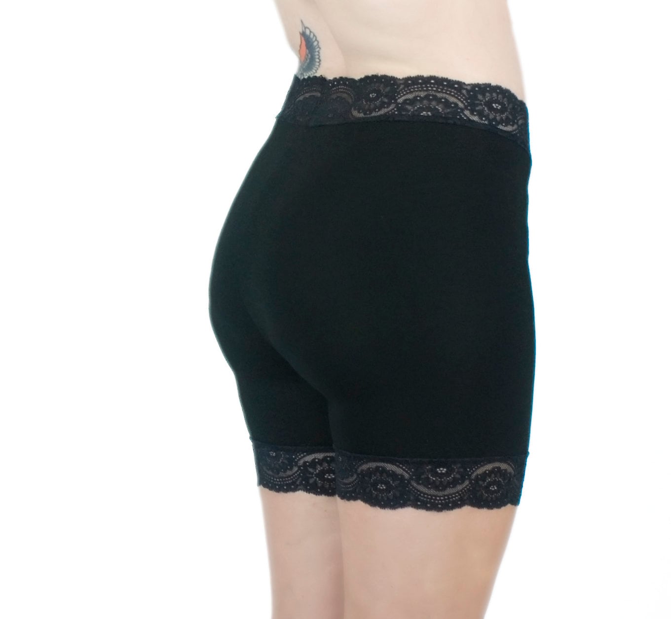 Lace Cotton Biker Shorts: Thigh Chafing Underpants - Set of 2 - Etsy