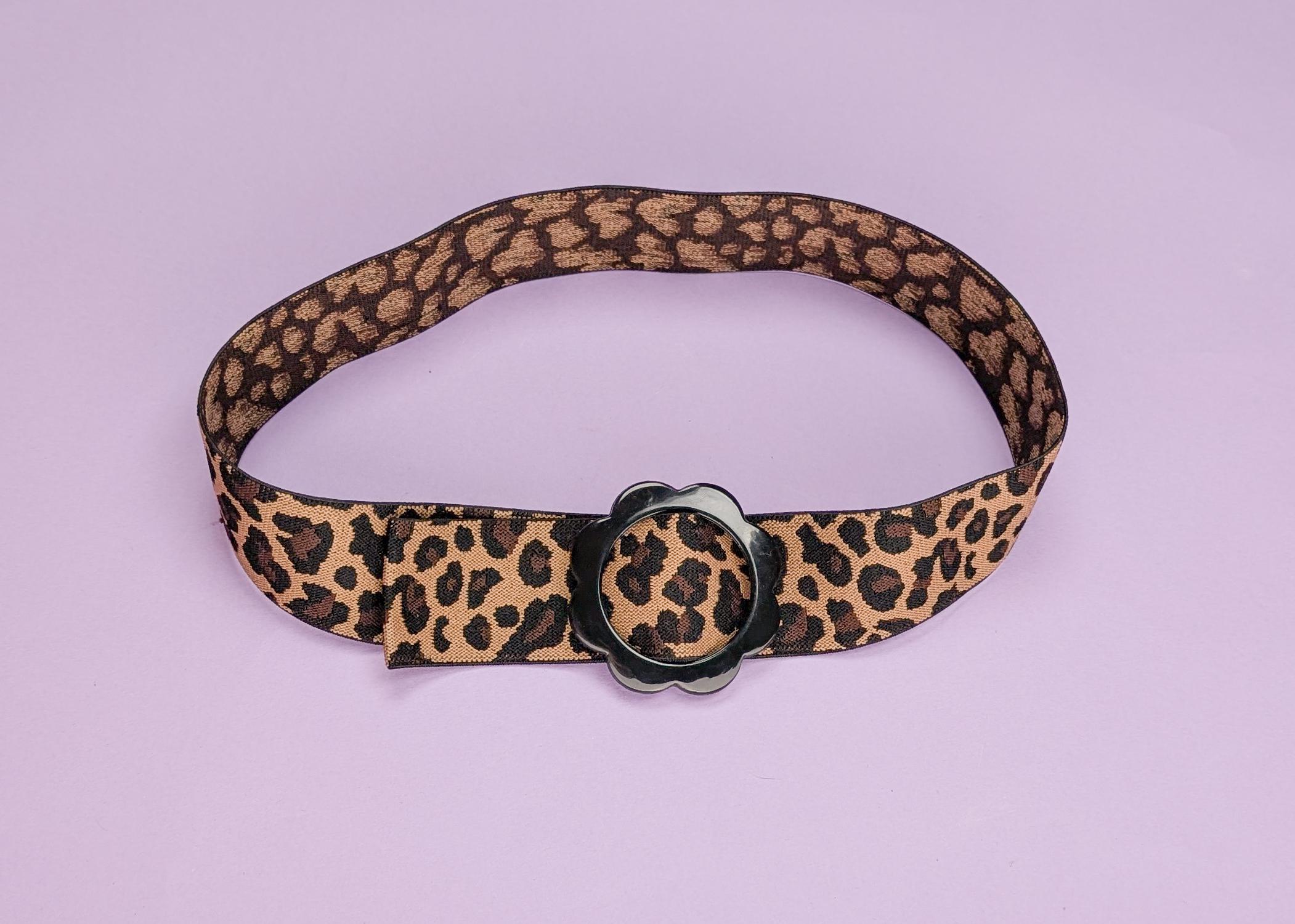 Wide Leopard Belt - Etsy display picture 1