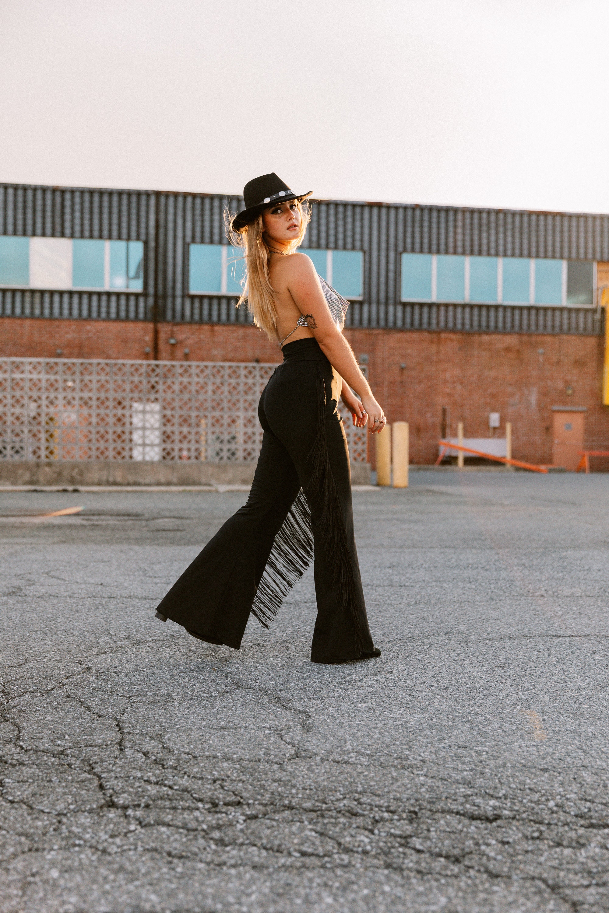 Throwback Suede Flare Pants – Cowbabes Designs