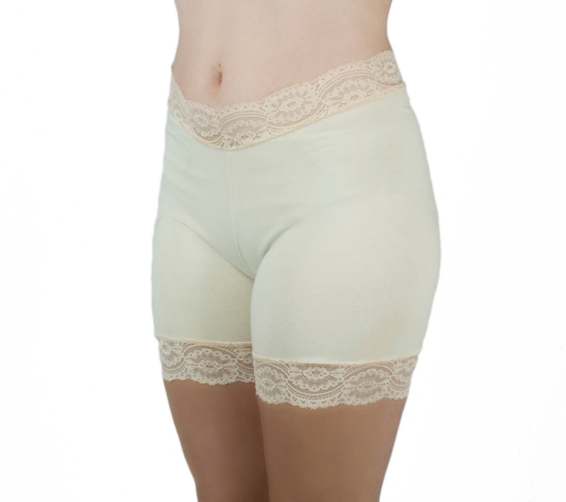 a women's underwear with a lace trim