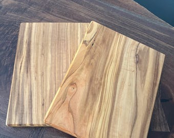 Olive wood cheese serving board