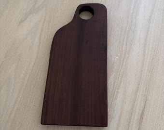 Black Walnut live edge cheese serving board