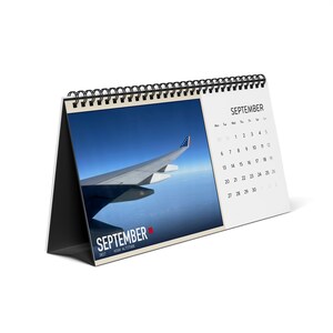 Calendario da scrivania fotografico di aerei 2027, regalo per appassionati di aviazione, regalo per piloti immagine 3