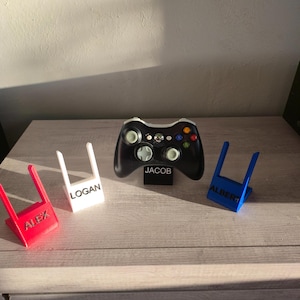 Soporte de exhibición personalizado para mando de Xbox 360 / Organizador de escritorio para juegos personalizado