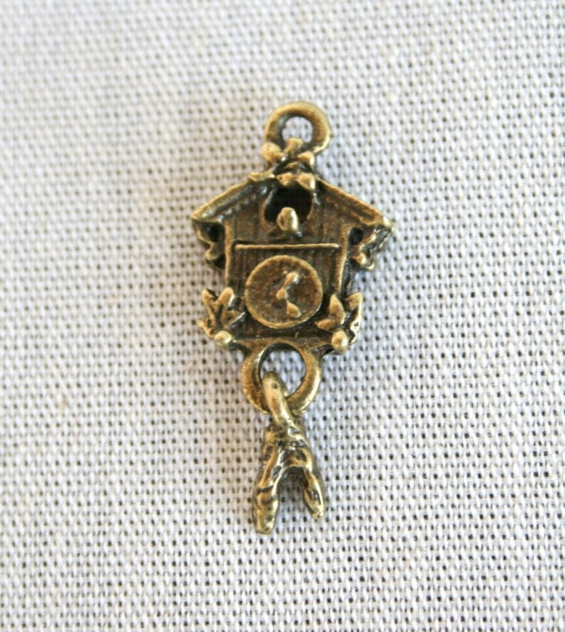 8 Antique Bronze Coo Coo Clock with Moving Pendulum Etsy