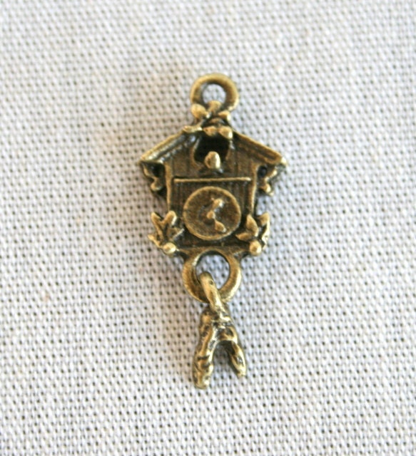 8 Antique Bronze Coo Coo Clock with Moving Pendulum Etsy