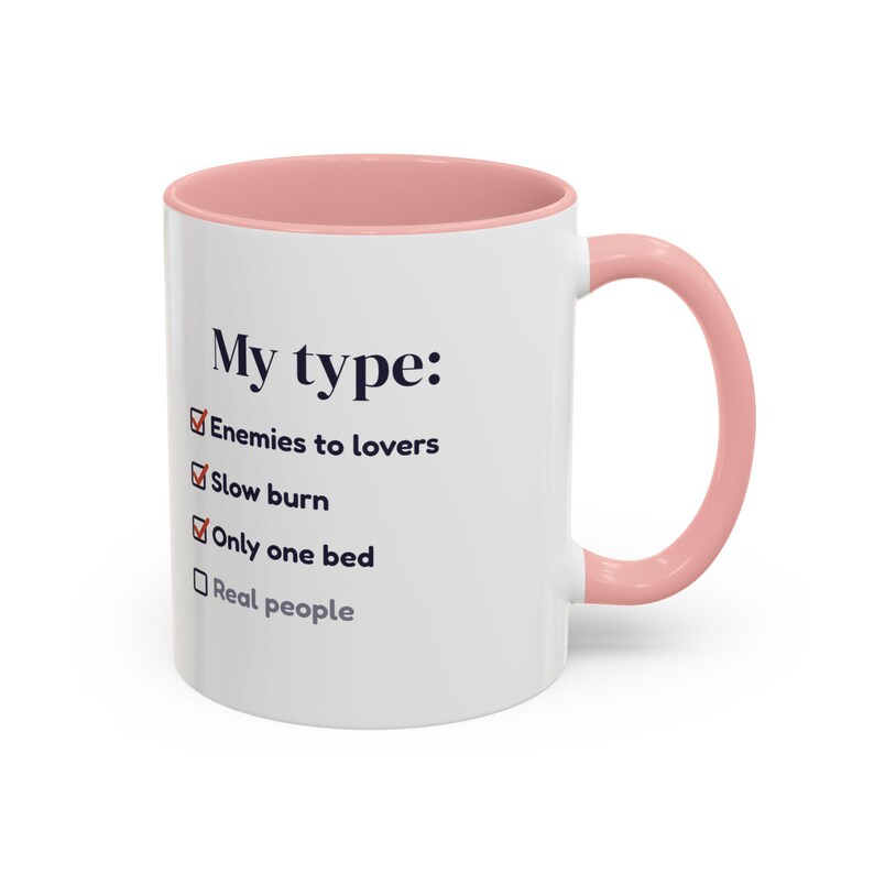 Book Lover Mug, Trope Checklist Coffee Cup, Reader Gift (11 oz) image 15