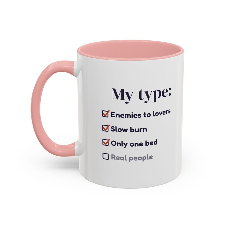 Book Lover Mug, Trope Checklist Coffee Cup, Reader Gift (11 oz) image 16