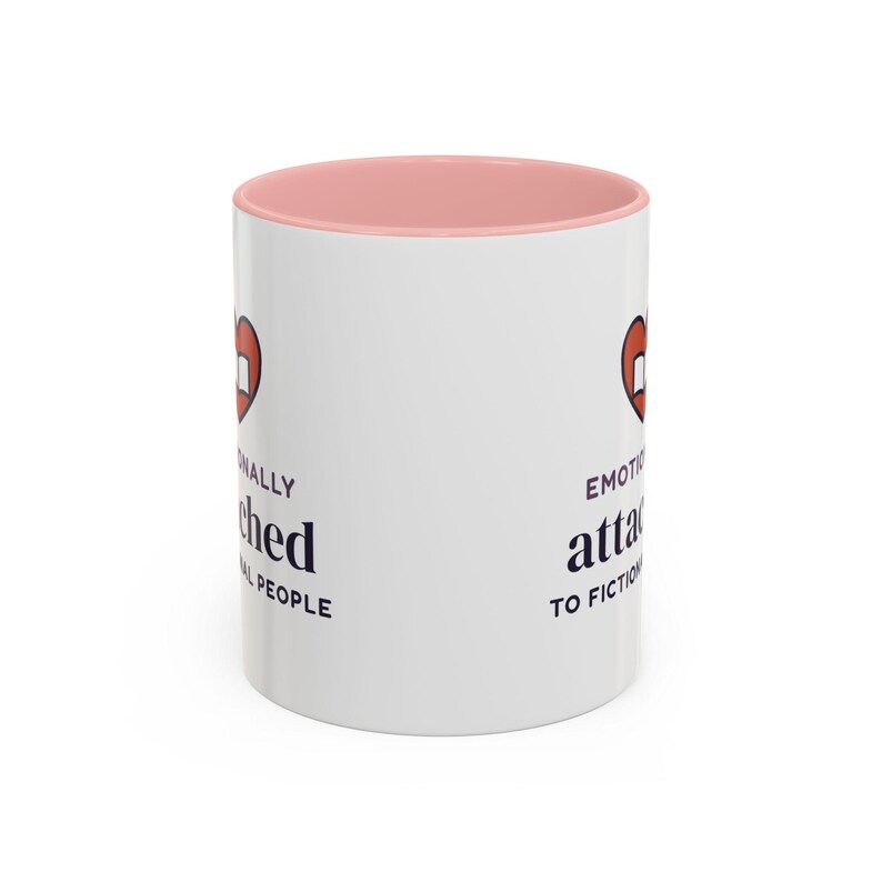 Emotionally Attached to Fictional People Mug, Book Lover Gift, Reader Coffee Cup image 13