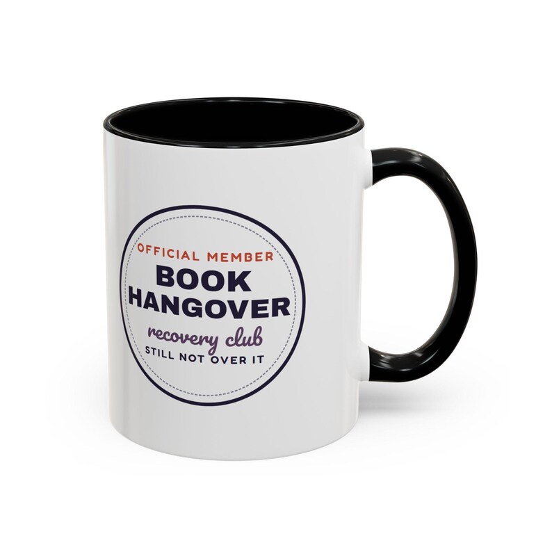 Book Hangover Recovery Club Mug, Book Lover Gift, Reader Coffee Cup image 2