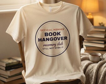 Book Hangover Recovery Club Shirt, Funny Book Lover Tee, Reader Gift