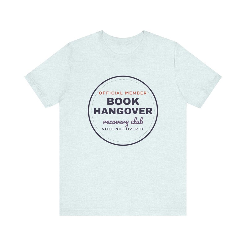 Book Hangover Recovery Club Shirt, Funny Book Lover Tee, Reader Gift image 4