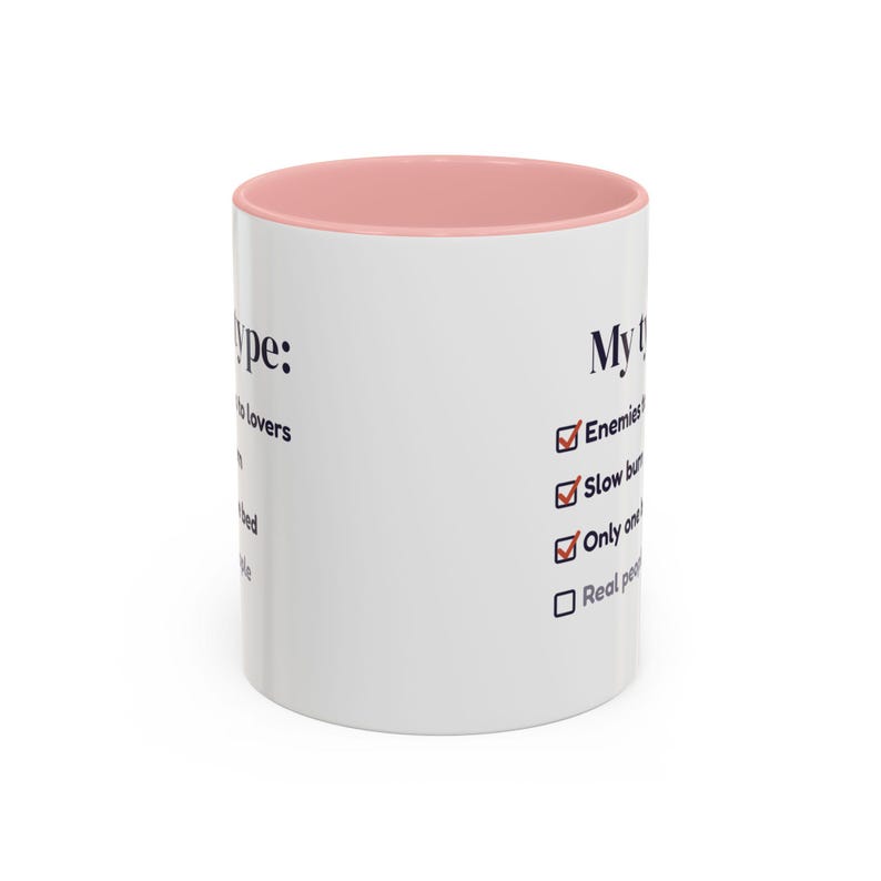 Book Lover Mug, Trope Checklist Coffee Cup, Reader Gift (11 oz) image 14