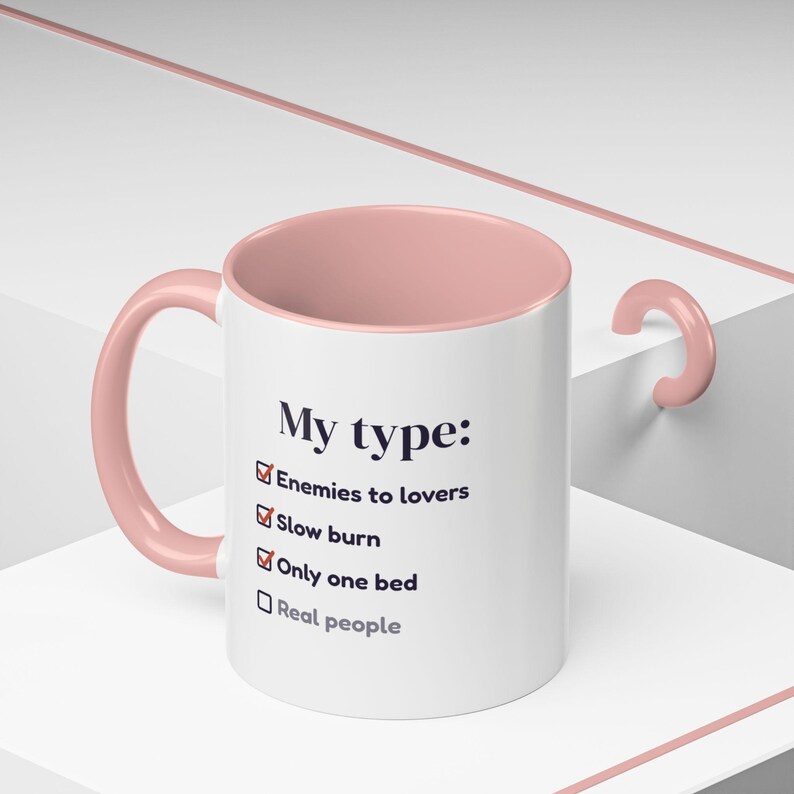 Book Lover Mug, Trope Checklist Coffee Cup, Reader Gift (11 oz) image 19