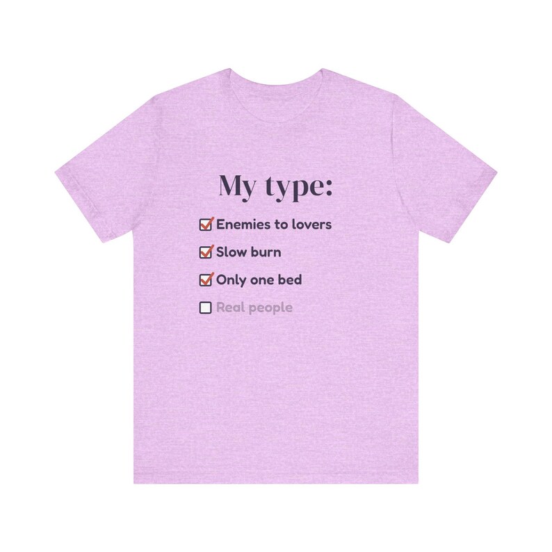 Funny Book Lover T-Shirt, Enemies to Lovers Trope Tee, Bookworm Gift image 5