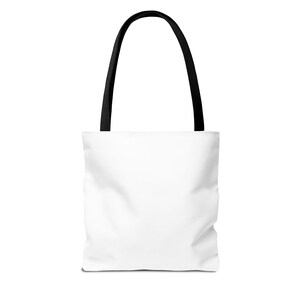 Book Lover Tote Bag, TBR Isn't a Pile It's a Plan, Canvas Library Bag image 2