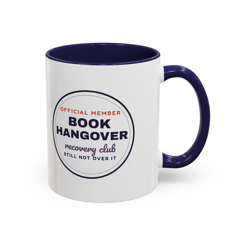 Book Hangover Recovery Club Mug, Book Lover Gift, Reader Coffee Cup image 8